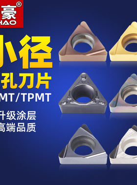 三角形内孔刀粒TBMT060104-DP/TBGT060102L-F镗孔刀片钢件不锈钢