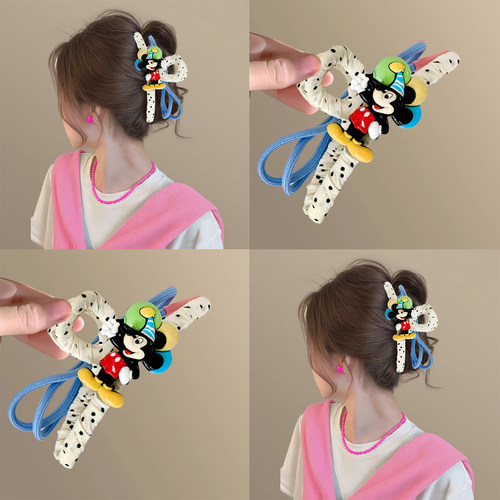 米妮萌鼠！彩色卡通老鼠抓夹遮耳