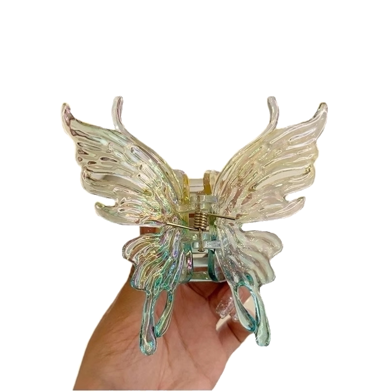亚克力蝴蝶抓夹大号高级感短发半
