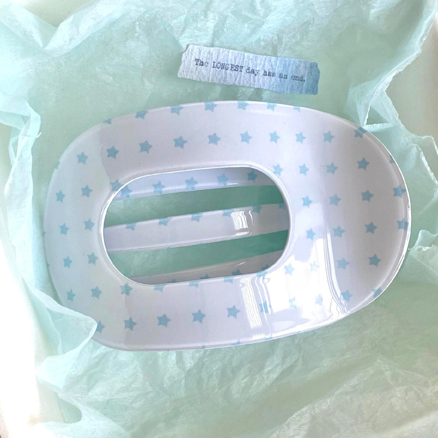 韩版白色星星扁平鲍鱼发夹简约