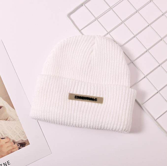 thumbnail for Wang Jia'er knit hat for men's winter large toe band knit hat, trendy new warm face-flattering small cap with sweater cap for women
