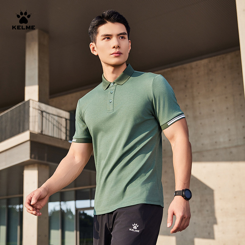 KELME卡尔美运动POLO衫男士新款舒适透气休闲商务通勤翻领短袖T恤,运动服/休闲服装,运动POLO衫,淘宝优惠券,粉丝福利购,淘宝优惠卷