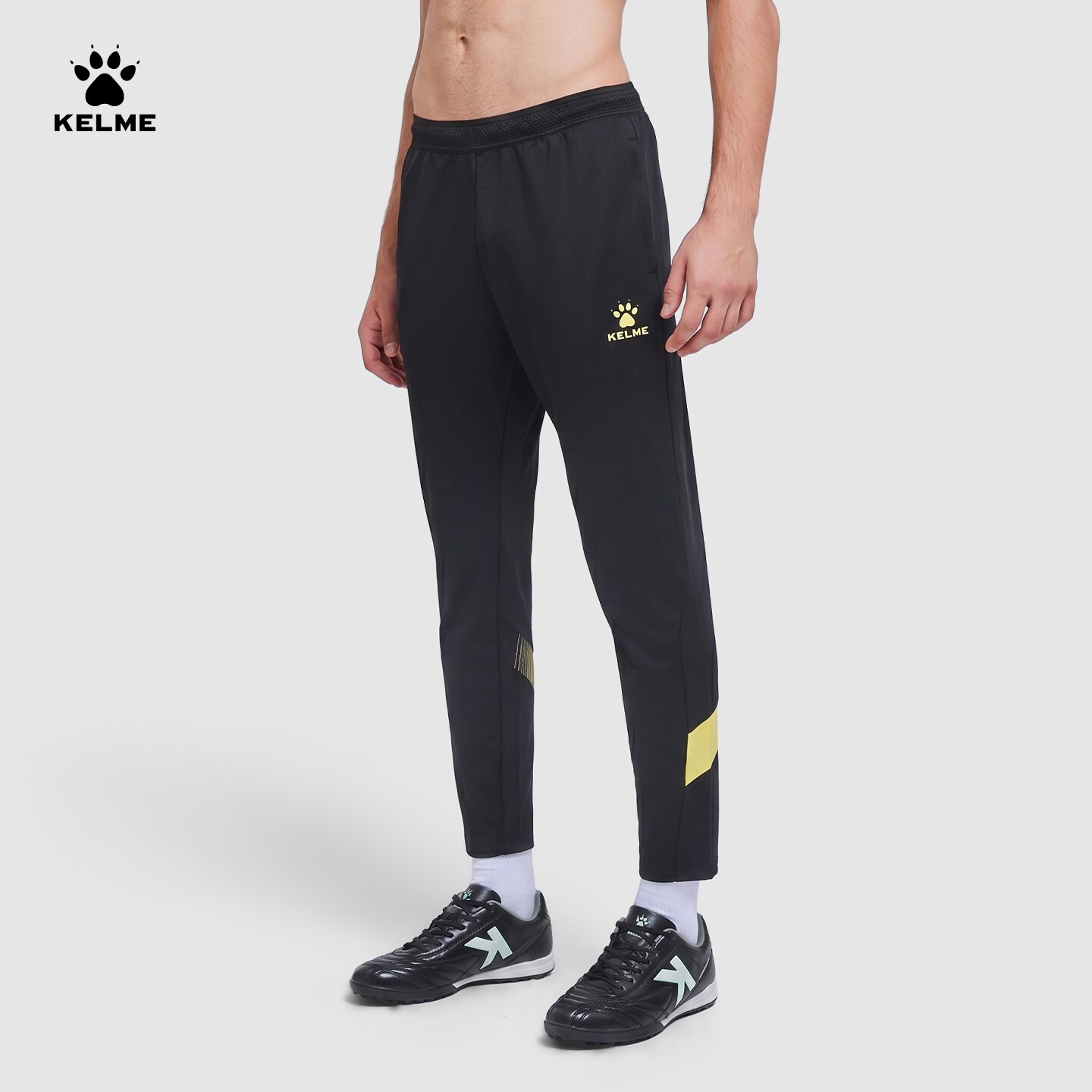 KELME卡尔美足球训练裤男春秋款跑步健身运动长裤修身弹力收腿裤