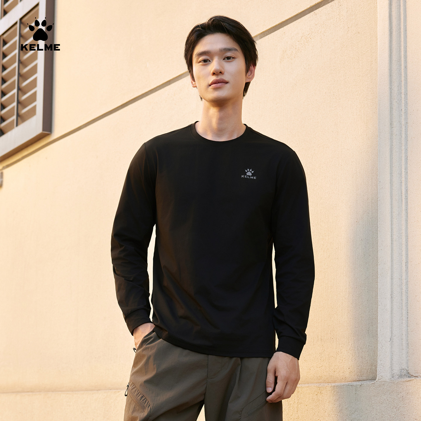 KELME/卡尔美跑步健身长袖T恤图片