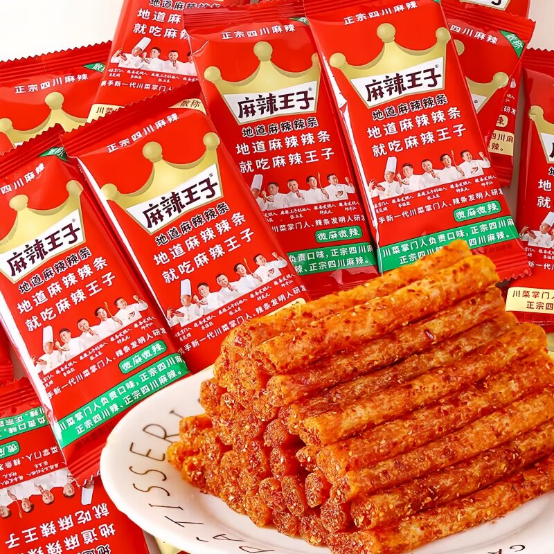 麻辣王子400g散装辣条散称网红怀旧休闲小吃麻辣味儿时网红食品