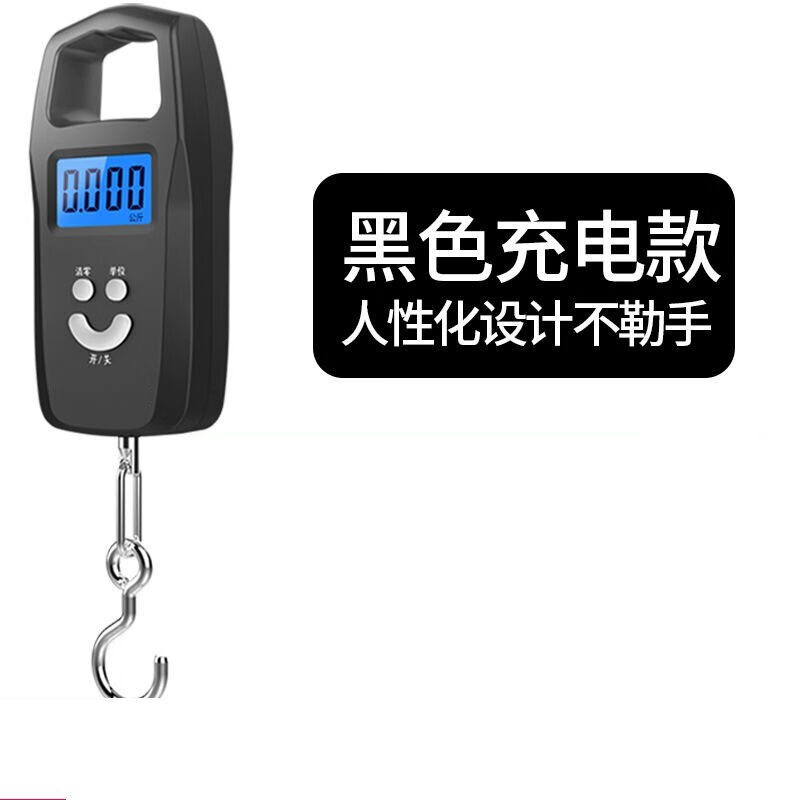 手提充电秤单个海鲜货物水果手持式称重秤电橱房勾小秤握电子称豪