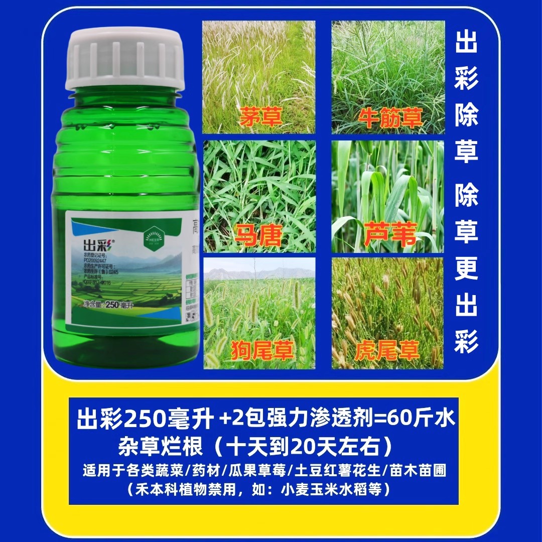 高效氟吡甲禾灵杂草烂根型除草剂
