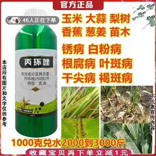 丙环唑控旺锈病白粉病叶斑病纹枯病根腐病蔬菜瓜果小麦水稻玉米药