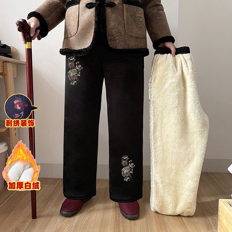 冬季中老年人女裤加绒加