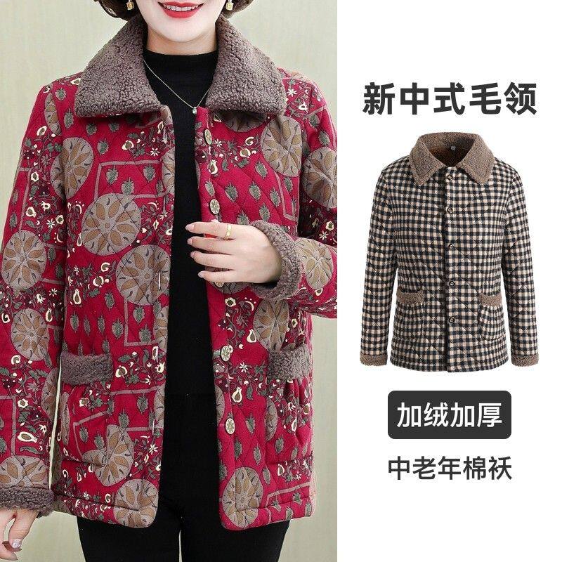 冬季新中式加绒加厚女装