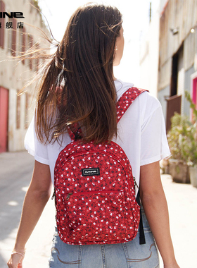 Dakine双肩包女迷你休闲帆布包防水简约轻便通勤7L中学生小背包