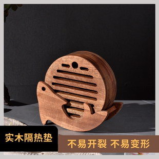 实木隔热垫耐高温家用木质餐桌盘子碗碟防烫隔热垫子锅垫碗盘垫
