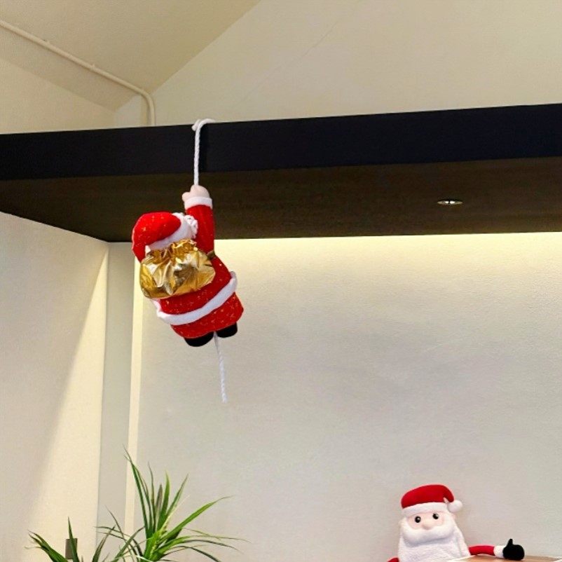 圣诞老人壁挂灯挂装饰挂饰圣诞节家居客厅场景布置氛围感挂饰