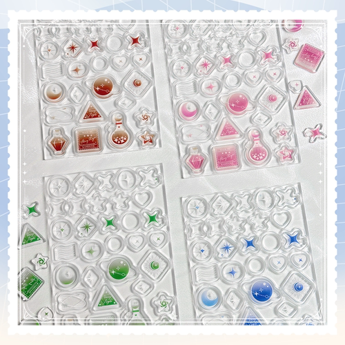 【卡米踪】繁星夜语粒粒 谷美亚克力摇摇乐卡框装饰摆台谷子收纳