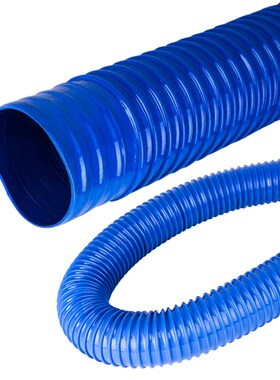 PVC软管波纹通风管耐寒弹蓝色簧管工业吸尘除尘排风排烟40--400mm
