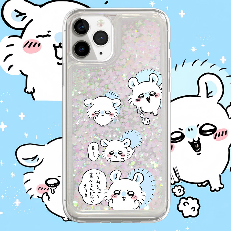 适用iphone16promax手机壳15苹果16三星14华为13红米12流沙壳闪粉oppovivo小米荣耀吉伊卡哇飞鼠可爱保护套软