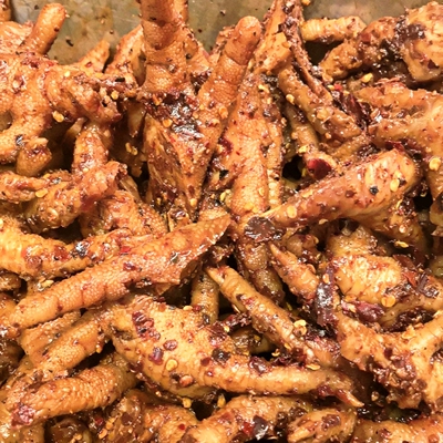 九妹凤爪总店糊辣壳凤爪焦香现做