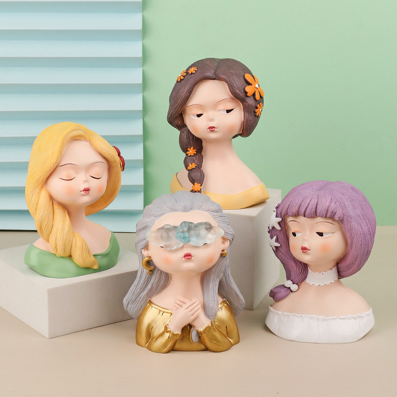 韶华之汐创意少女心摆件中号工艺品桌面装饰家居装饰摆件礼品