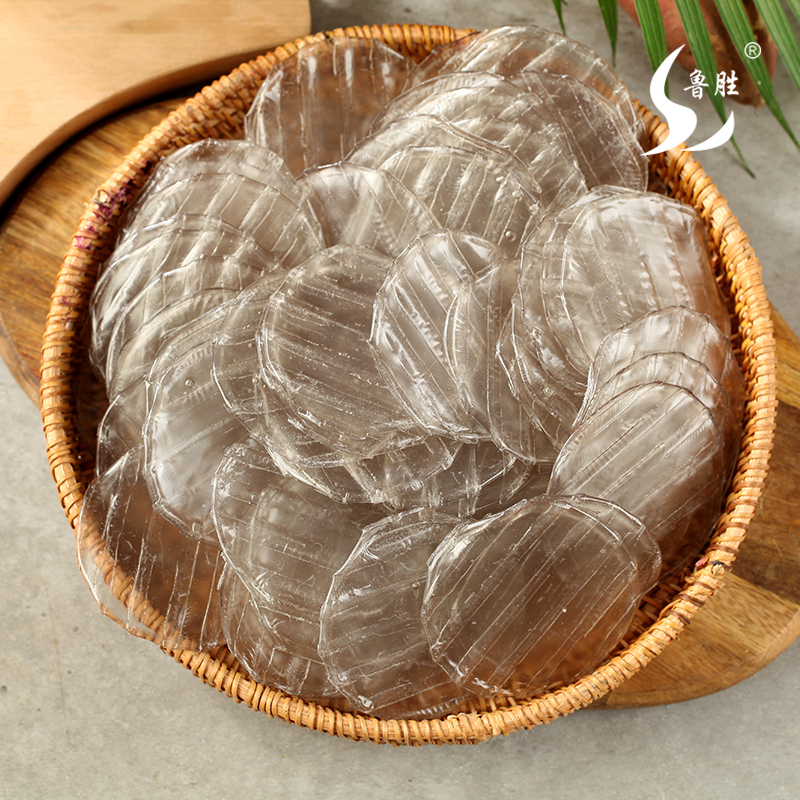 鲁胜红薯粉皮正圆形迷你小粉皮圆粉片火锅粉条山东特产宗干货食材