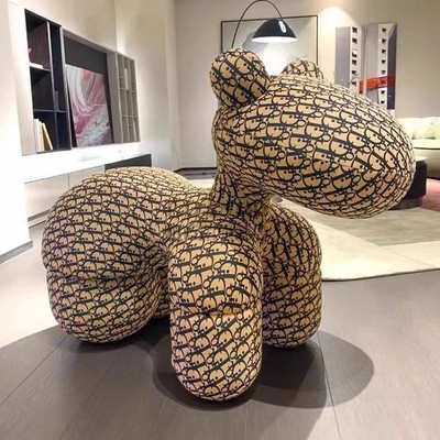 小马椅儿童动物沙发客厅设计师创意乔迁礼物摆件创意懒人沙发椅子