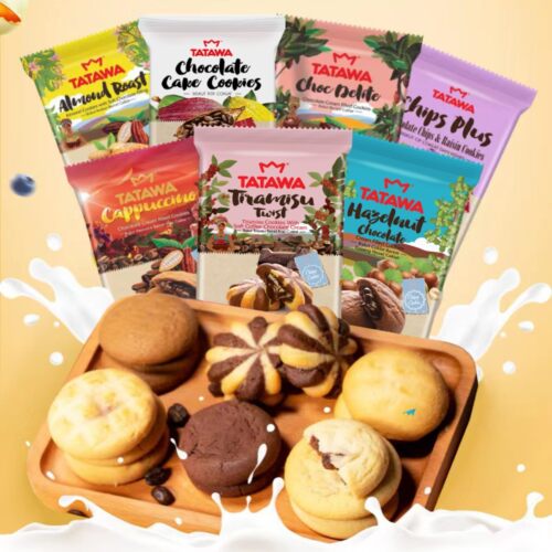 tatawa进口夹心爆浆曲奇饼干榛子