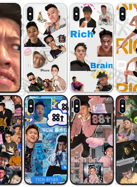 嘻哈七哥RichBrian同款手机壳适用于苹果13/14/15promax华为小米vivo涂鸦周边