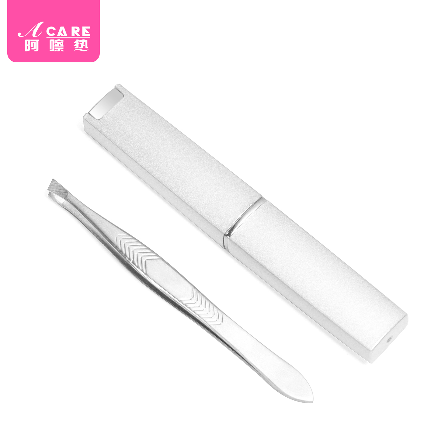 J2眉夹B2BA9uq501-便携男脸部拔胡须用小镊子斜口眉夹修眉形工具