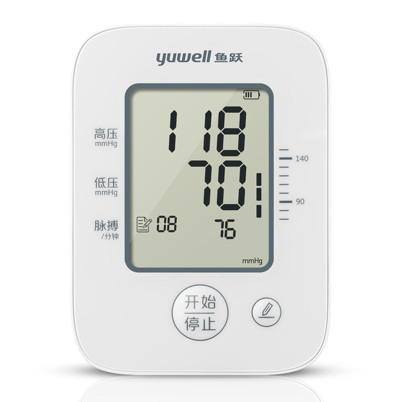 鱼跃 电子血压计上臂式ye660d 血压测量