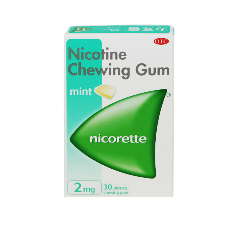 【力克雷】尼古丁咀嚼胶2mg*30片/盒