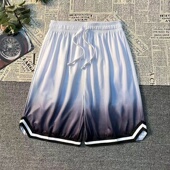 男士 潮流新品 夏季 篮球短裤 薄款 休闲宽松透气运动裤 百搭跑步网眼裤