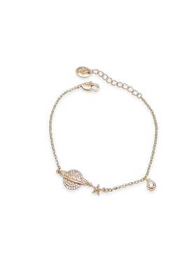 Chomel璀璨星球五角星星手链情侣1555七夕送女友生日礼物镀玫瑰金