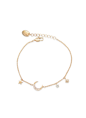 Chomel浪漫星星月亮手链女轻奢小众礼物生日送女友1299
