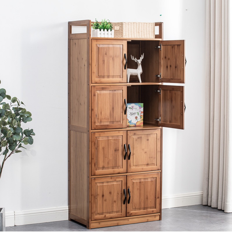 竹木储物柜小型收纳带门书柜客厅置物柜飘窗矮柜竹制书架阳台落地|ruв категории жилой мебели, кабинет, шкаф, книжный шкаф - от Buy2taobao.com для оказания профессиональной услуги покупки агента Taobao