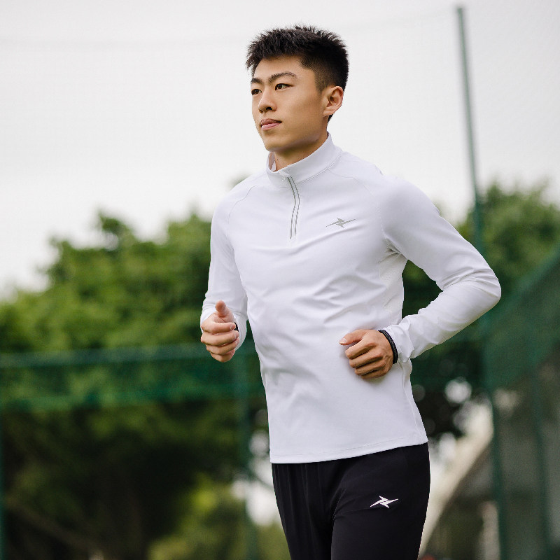 VEIRUN威量半开拉链上衣体育生田径训练休闲户外秋冬防风运动长袖