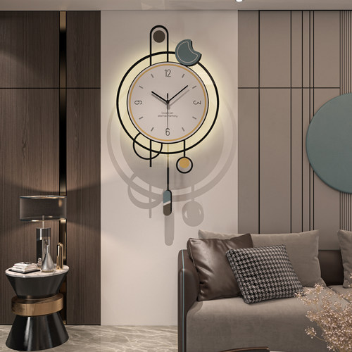 厂家直销静音免打孔创意艺术挂钟