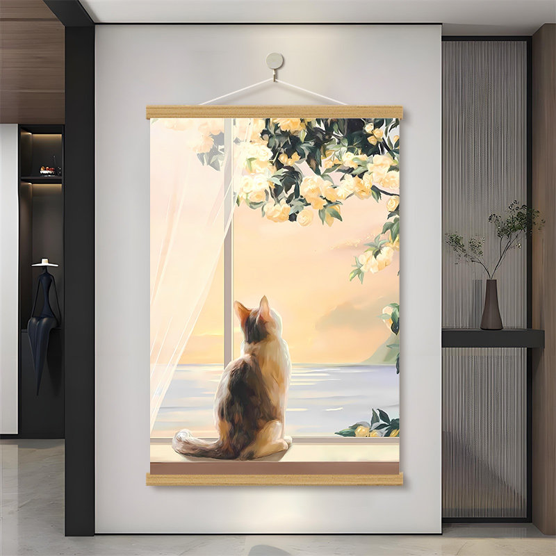 海边阳台挂画客厅书房装饰画挂画