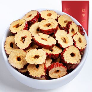 音朗红枣片 精选新疆无核酥脆甜枣干枣圈若羌灰枣袋装250g