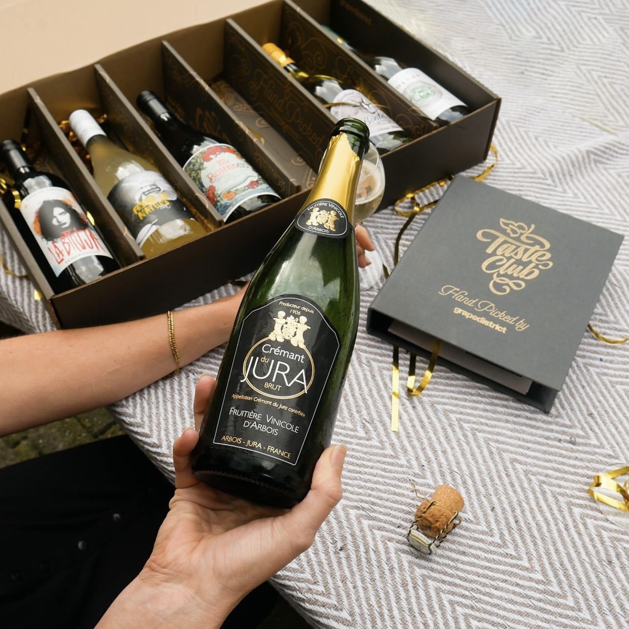 法国Jura弗绿特酒庄汝拉起泡葡萄酒 Crémant媲美香槟 奶油青苹果