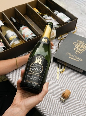 法国Jura弗绿特酒庄汝拉起泡葡萄酒 Crémant媲美香槟 奶油青苹果