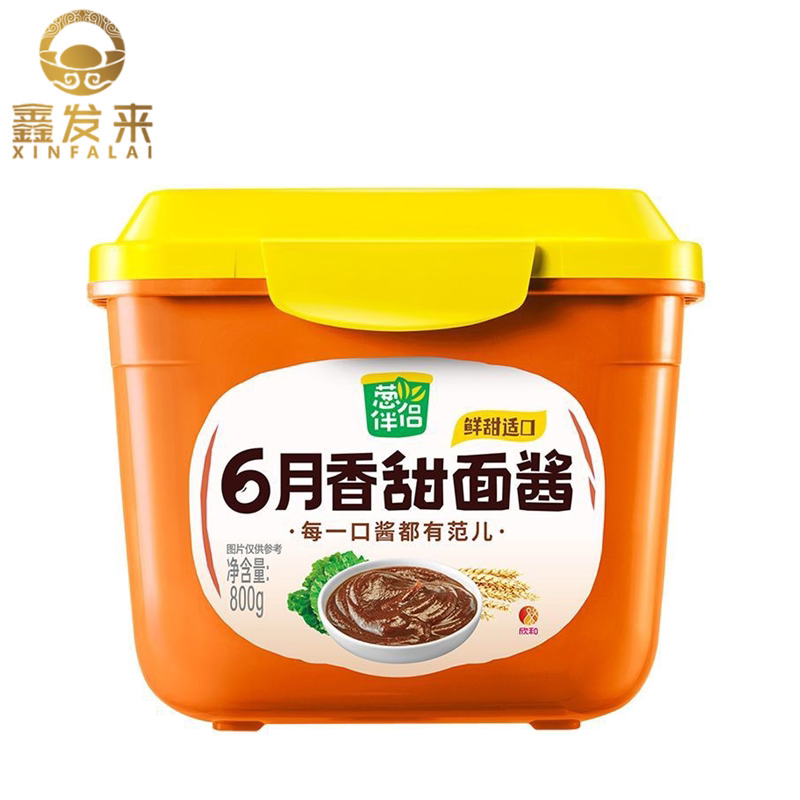 欣和甜面酱葱伴侣六月香甜面酱800g
