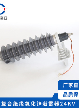 复合绝缘氧化锌避雷器24KV 变压器成套用避雷器 防雷器