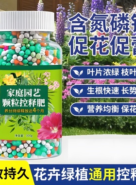 绿植花卉通用控释肥多肉颗粒缓释肥养花专用营养肥料氮磷钾复合肥