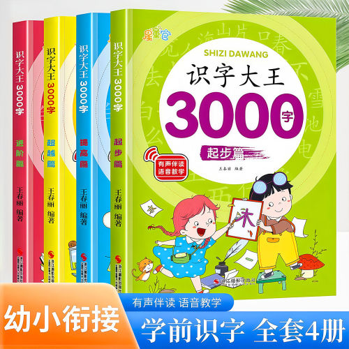 幼儿园3000字识字挂图幼小衔接