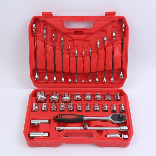 10件套套筒 机修扳手火花塞工具多规格组合套装汽修车用工具箱