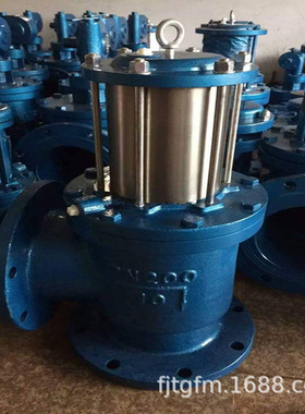 泉州质启J744X/J644X液动气动铸铁/铸钢角式快开排泥阀DN80-DN250