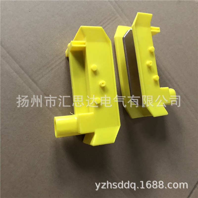 单极集电器头部500A黄色桥型罩800A滑线集电器触靴广东集电器