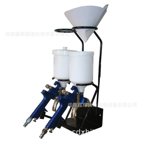 LRL-QB-F2-B汽车喷枪摆放架 双枪喷漆枪移动摆放支架