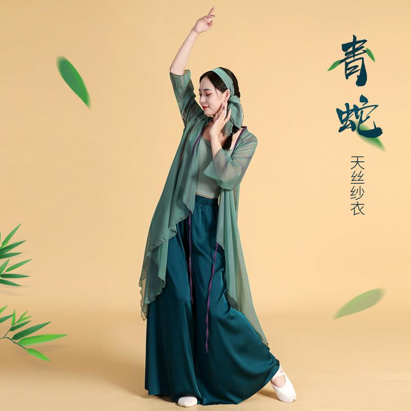 青蛇舞蹈服装CAP古衣典蹈服女飘逸纱中国风舞学生艺考剧表演出目