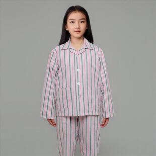 儿童病号服儿科医用病服女孩粉白条纹医院病员服病人服道分体套装