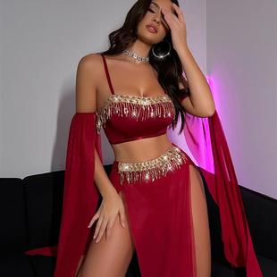 埃及艳后异域风情 舞姬肚皮舞 夜店酒吧性感火辣套装钢管舞演出服